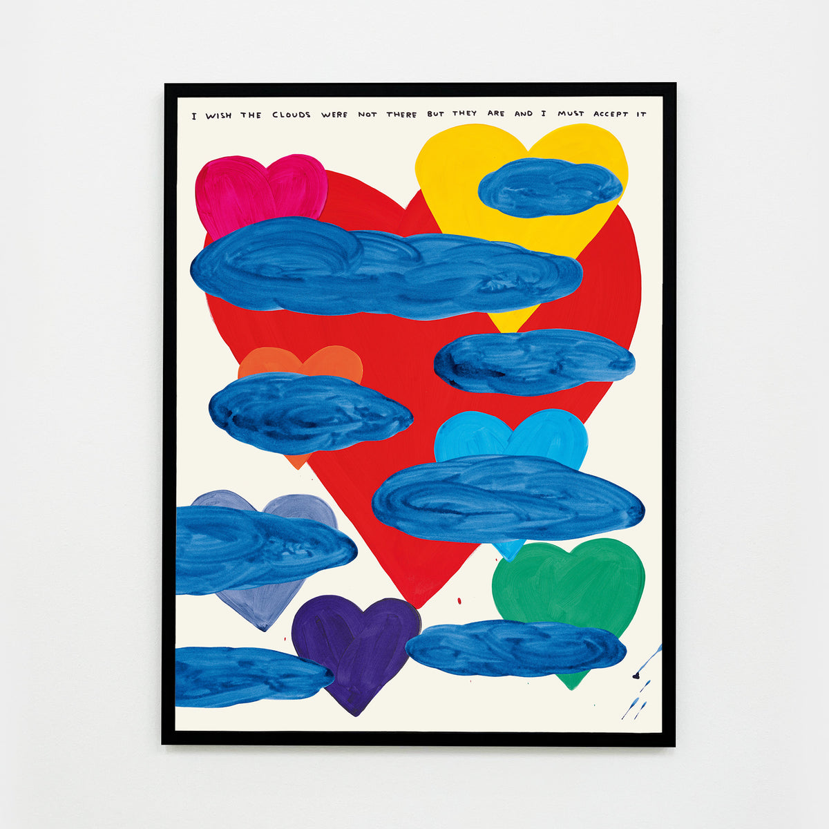 額装済み★David Shrigley ポスター David-Shrigley-I-Wish-the-