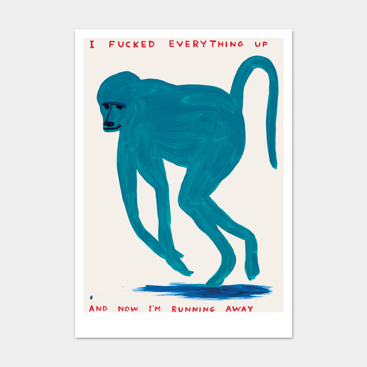 David Shrigley Postcards - I Fucked Everything Up – Shrig Shop