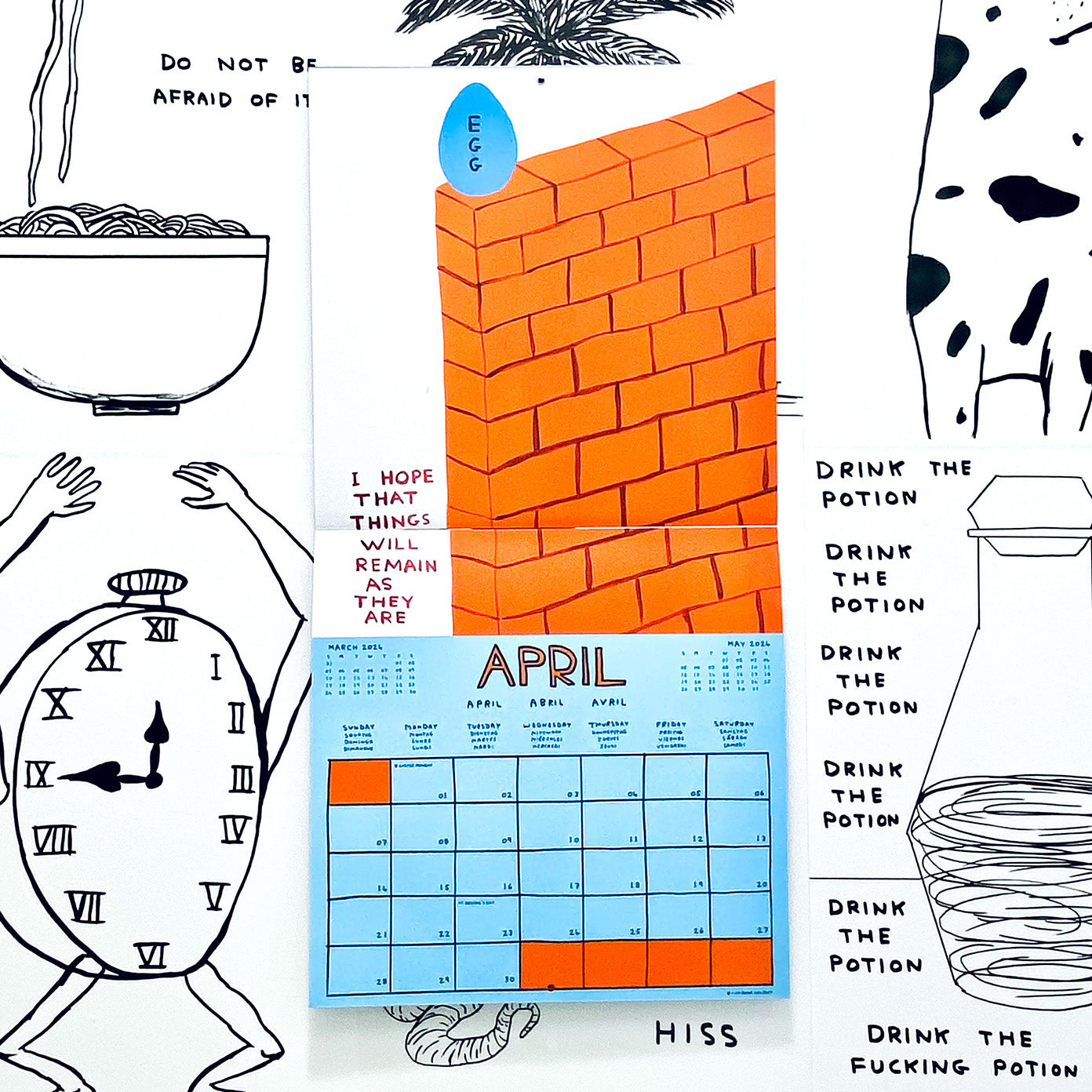 David Shrigley 2024 Calendar Shrig Shop