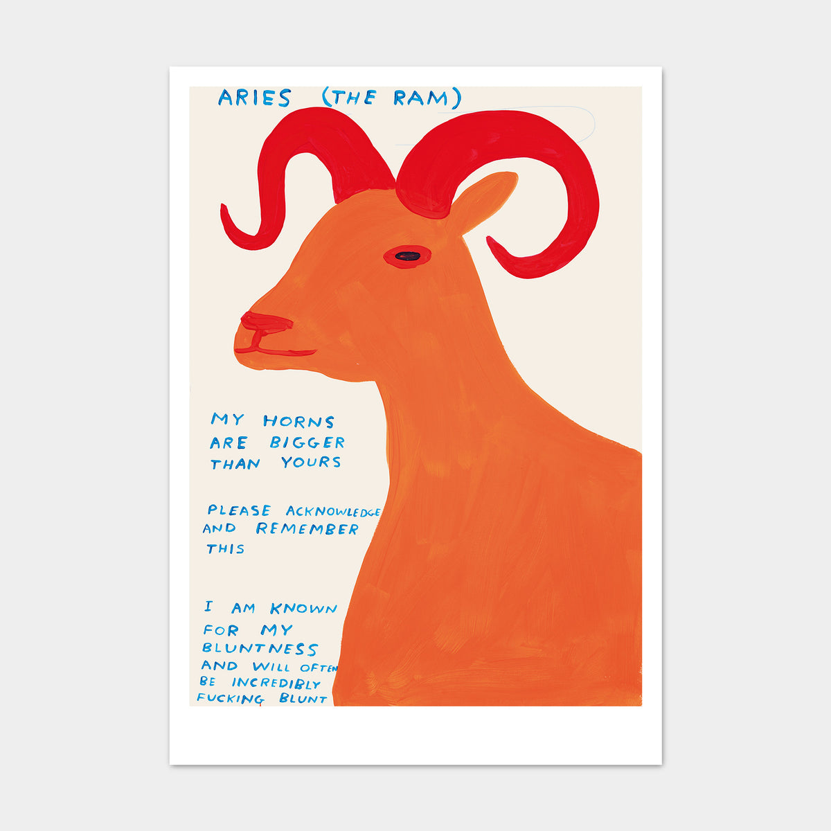 David Shrigley Postcards - Signs of the Zodiac – Shrig Shop