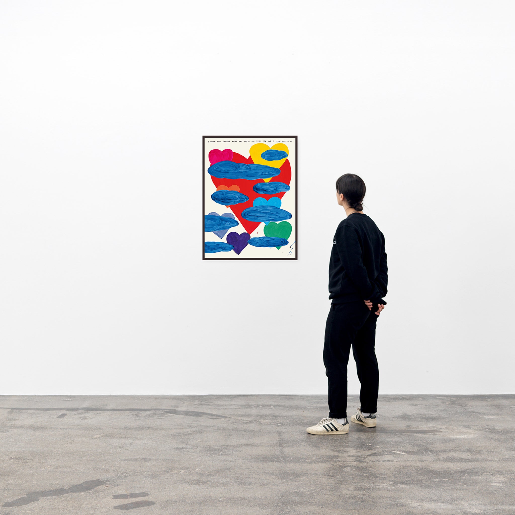 I Wish The Clouds Were Not There – David Shrigley Poster | Shrig Shop