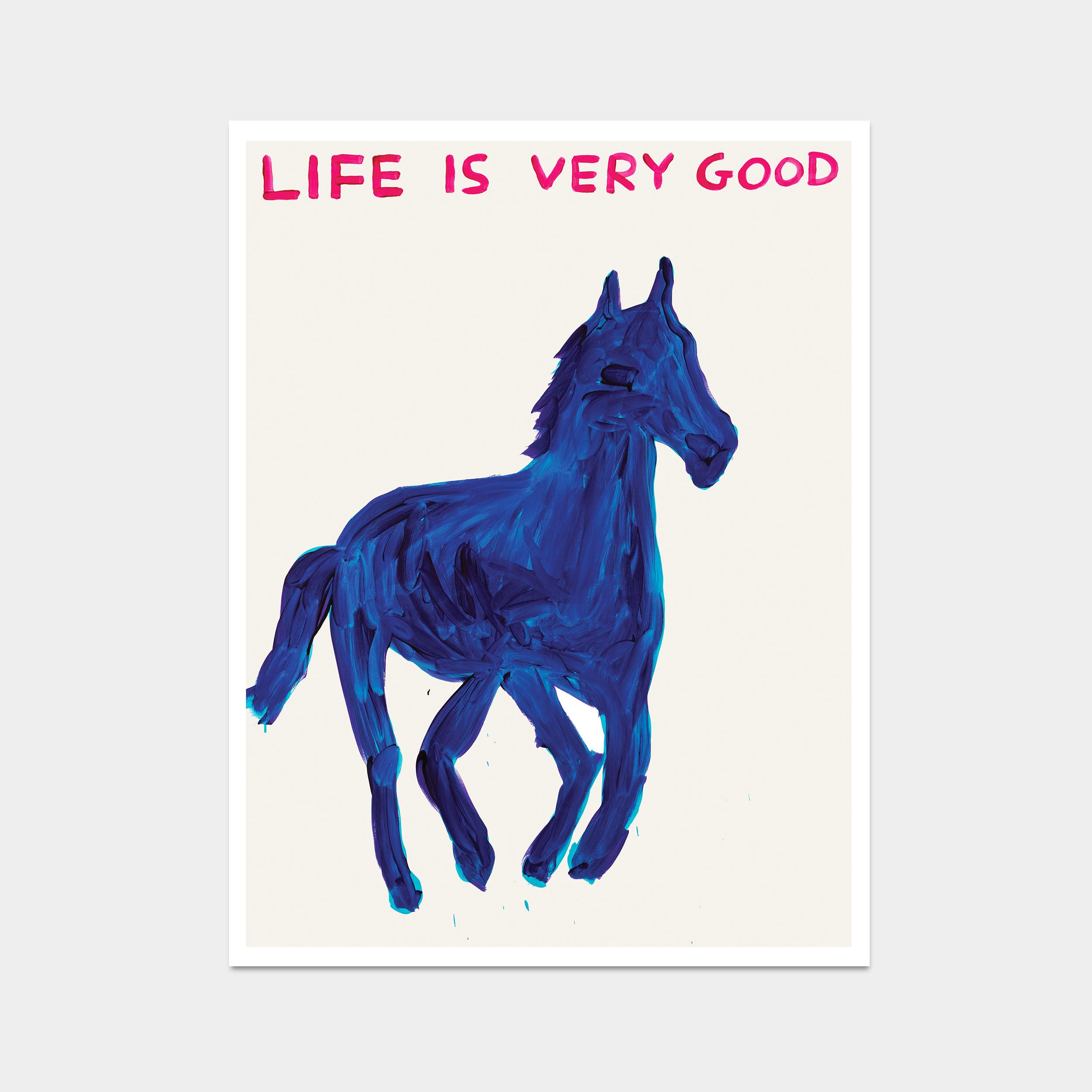 Life is Very Good – David Shrigley Poster | Shrig Shop