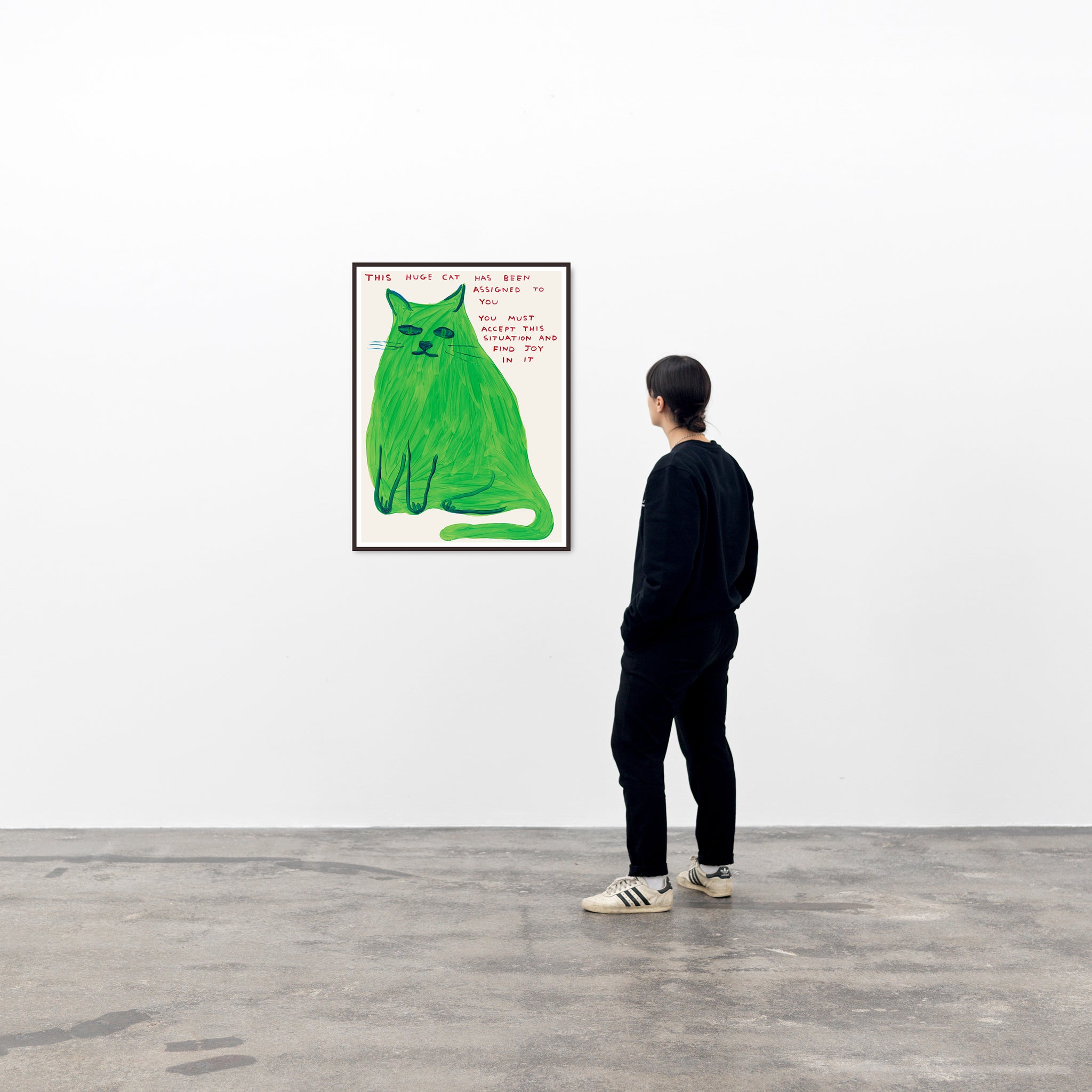 This Huge Cat – David Shrigley Poster | Shrig Shop