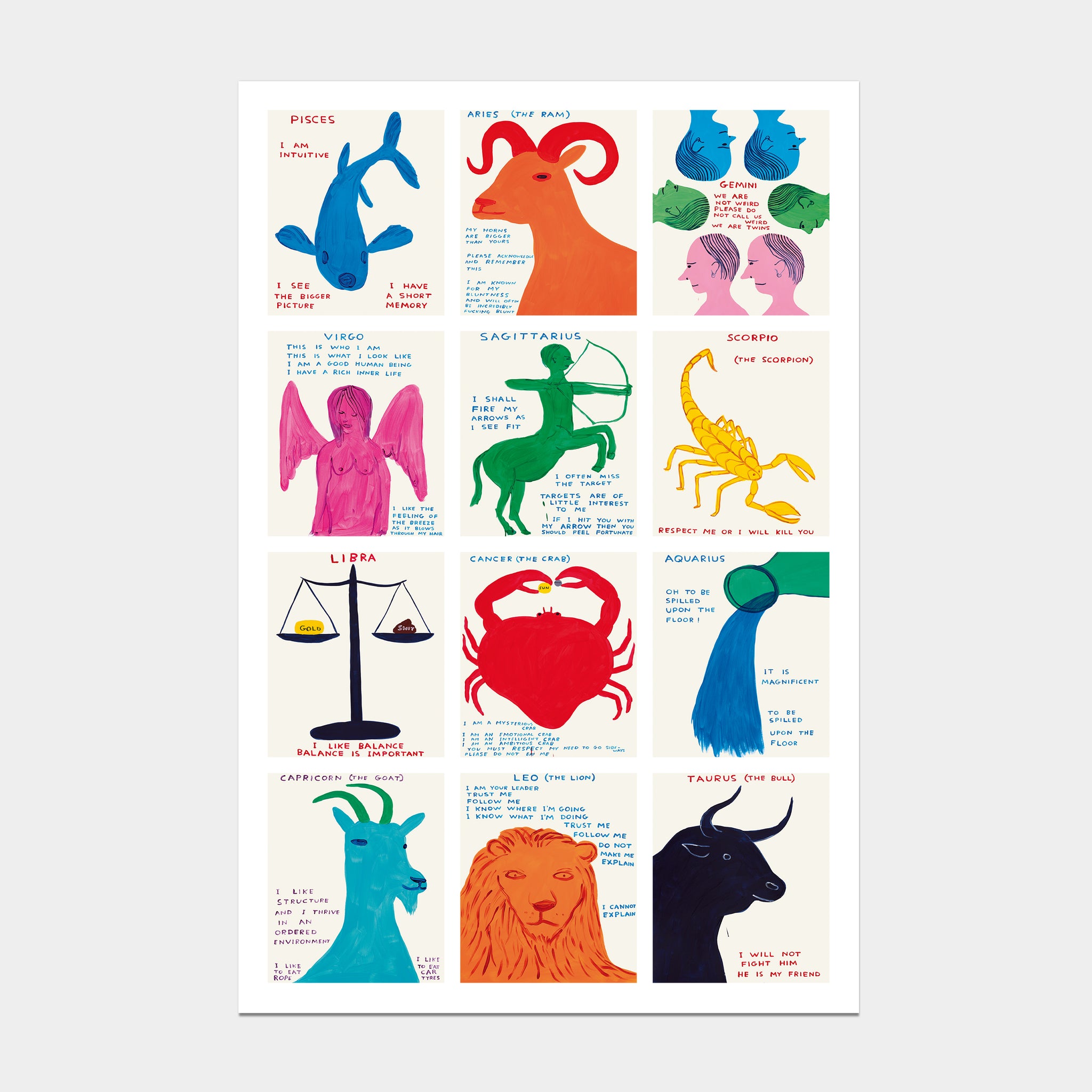 Zodiac posters - Horoscopeaz.com