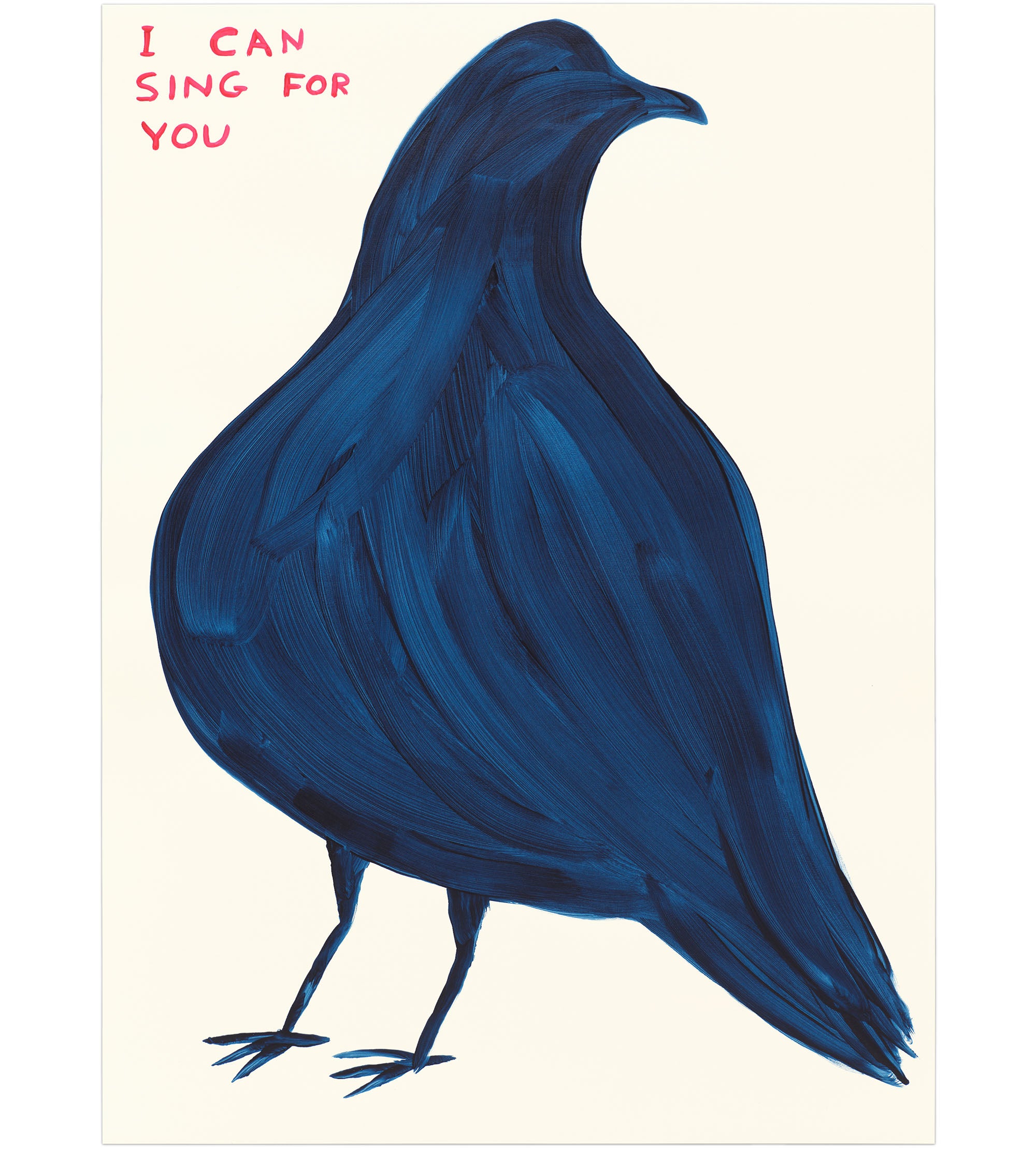Unique David Shrigley Works - I Can Sing For You #30 (2025