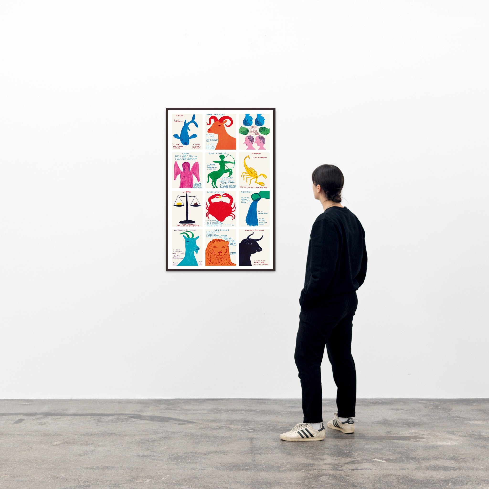 Signs of the Zodiac – David Shrigley Poster | Shrig Shop