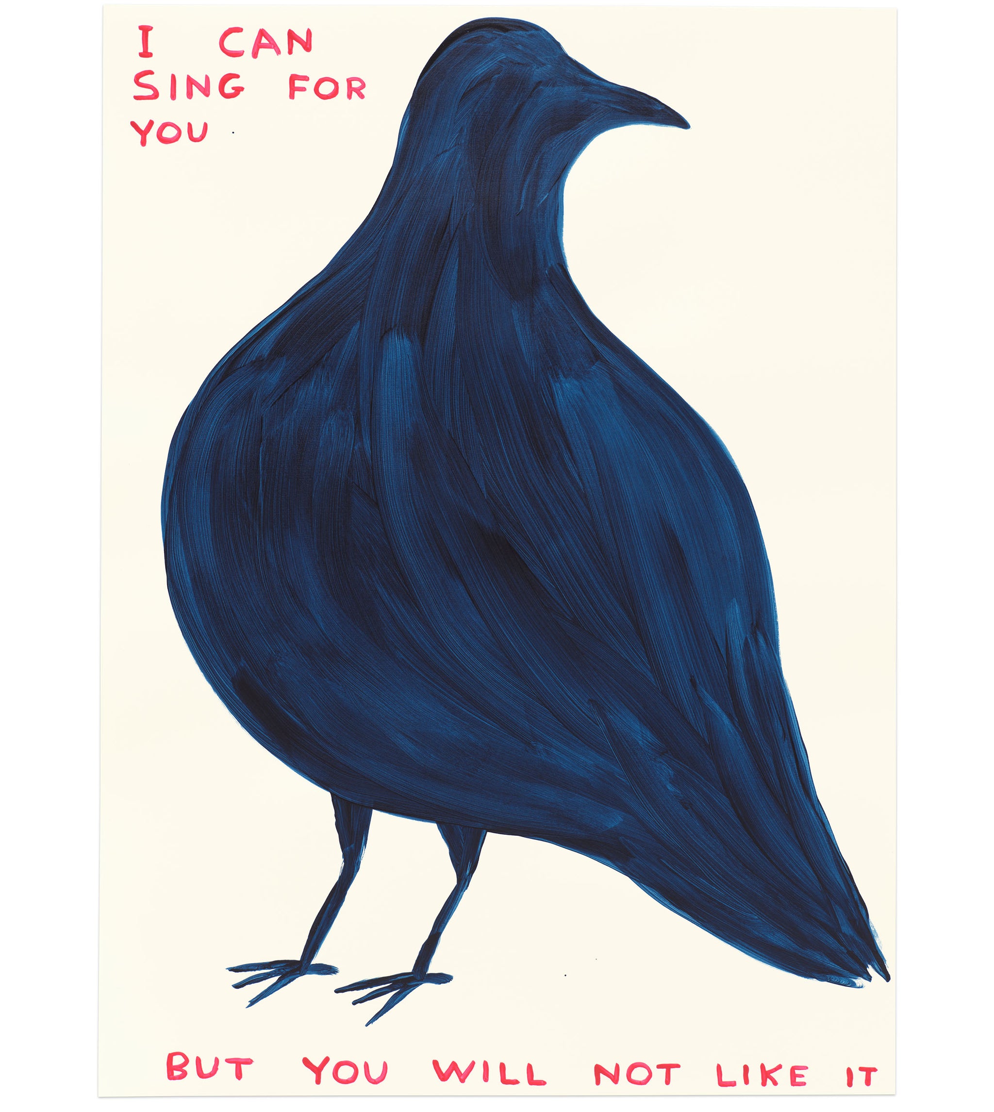額装済み★David Shrigley ポスター 額装済ポスター: DAVID SHRIGLEY: THE MOON | ON SUNDAYS