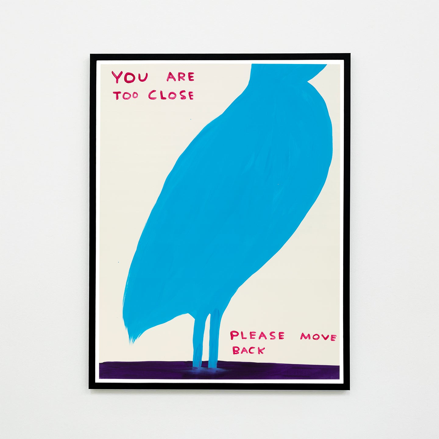 額装済み★David Shrigley ポスター David Shrigley Posters - It Was Worthwhile Doing This – Shrig Shop